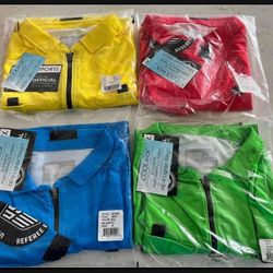 NEW! 4-Pack Official Sports Men's USSF Pro Shirt Medium Soccer Referee Jersey Uniform M