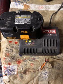 Ryobi Charger And Battery 