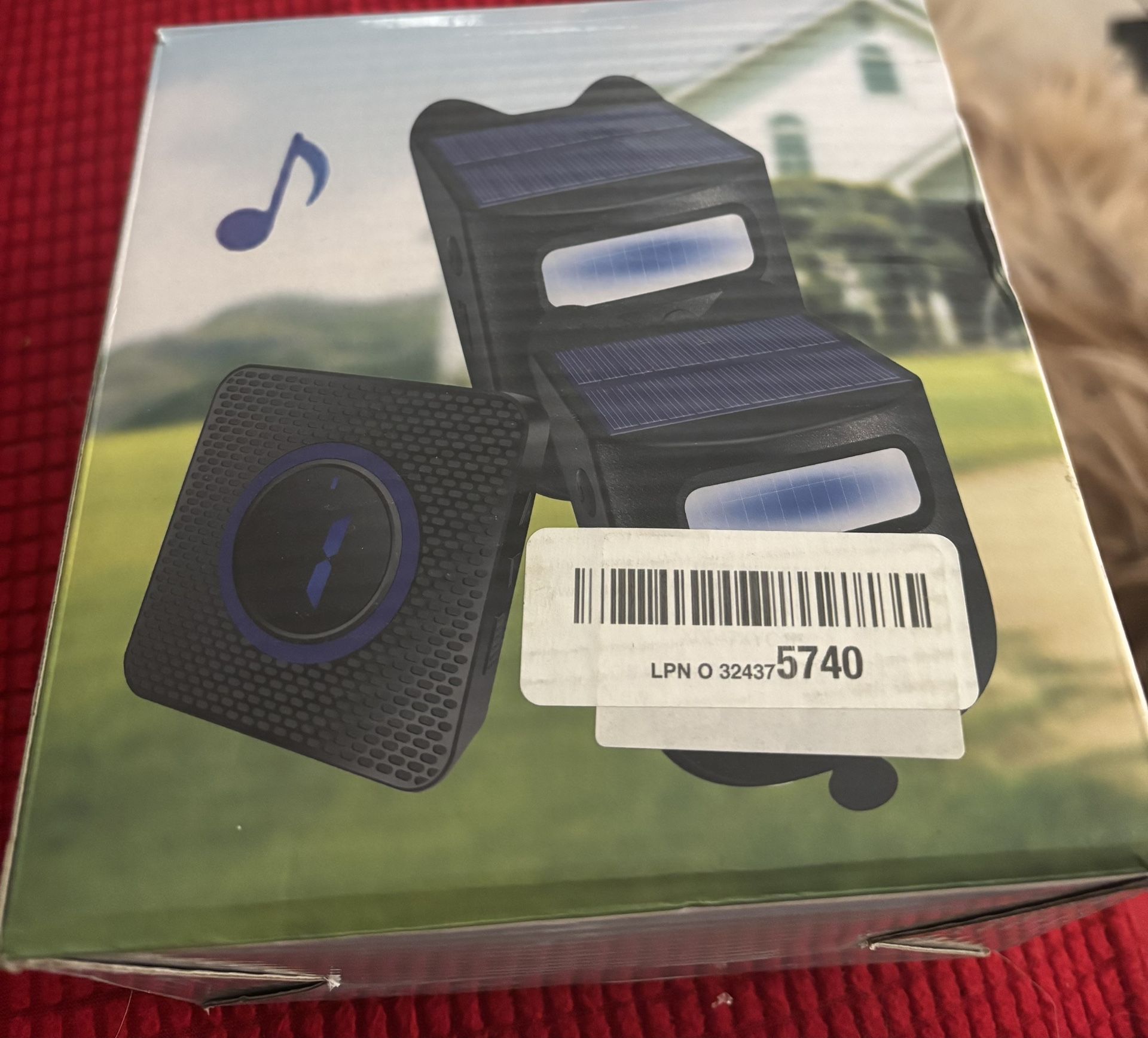 Solar wireless Motion Sensor
