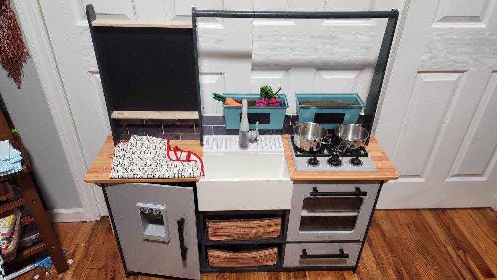 KidKraft Wooden Play Kitchen – with Accessories