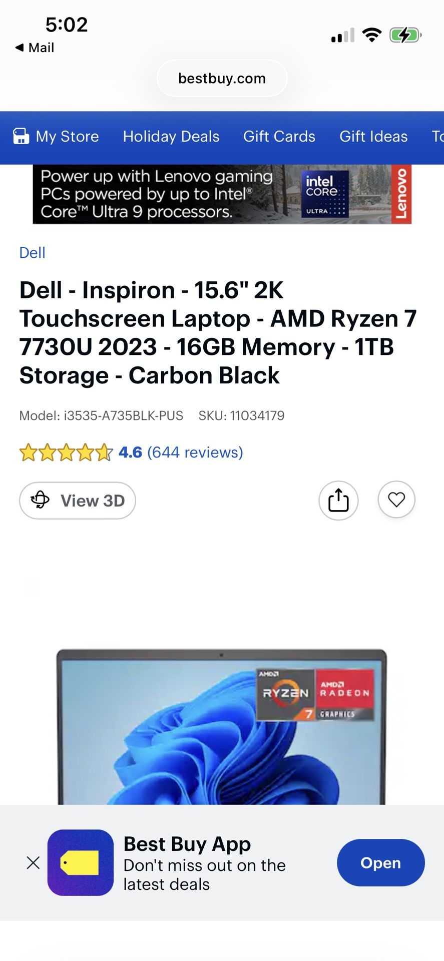 DELL LAPTOP