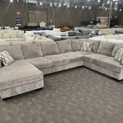 Large Grey Sectional 