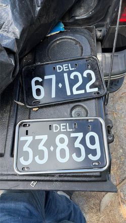 Delaware license plates