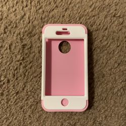 iPhone 5 Pink And White Phone Case