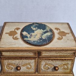 Vintage Jewelry Music Box 