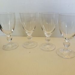 Clear Glass Goblets
