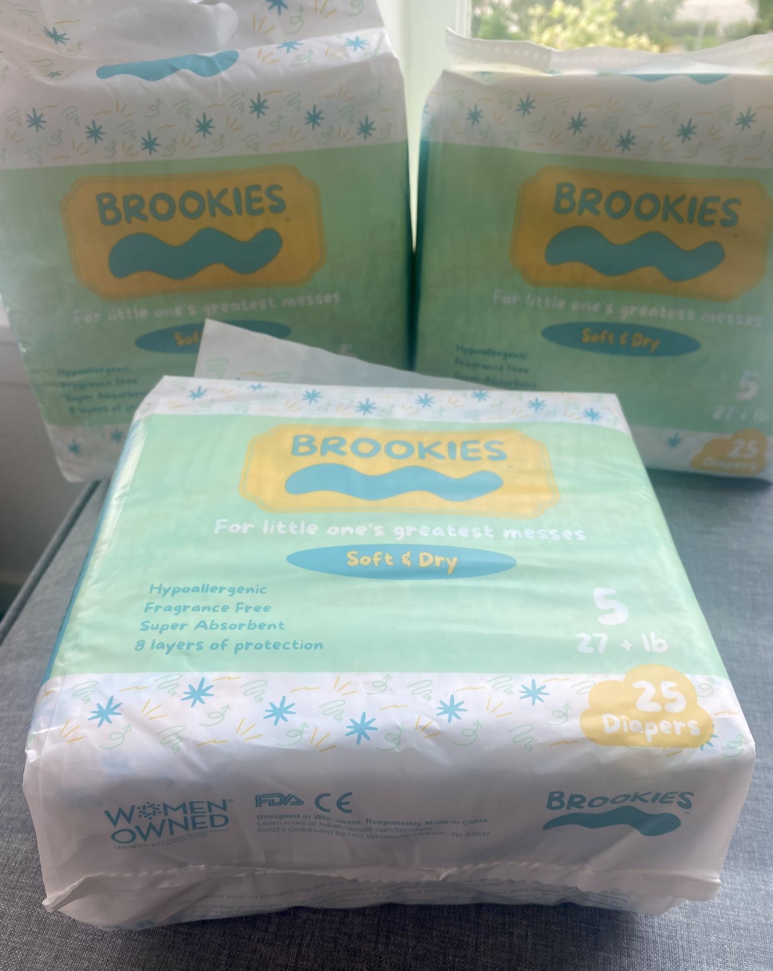 Brookies Diapers Size 5
