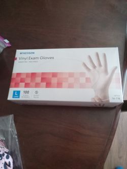 Large vinyl gloves