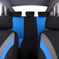 New Car Seat Covers Full Set, Breathable Front and Rear Seat Covers 