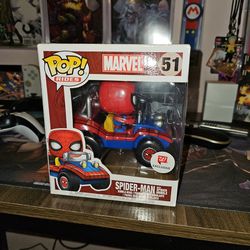 Swing into Action! Funko Pop Rides Spider-Man with Spider-Mobile (#51)