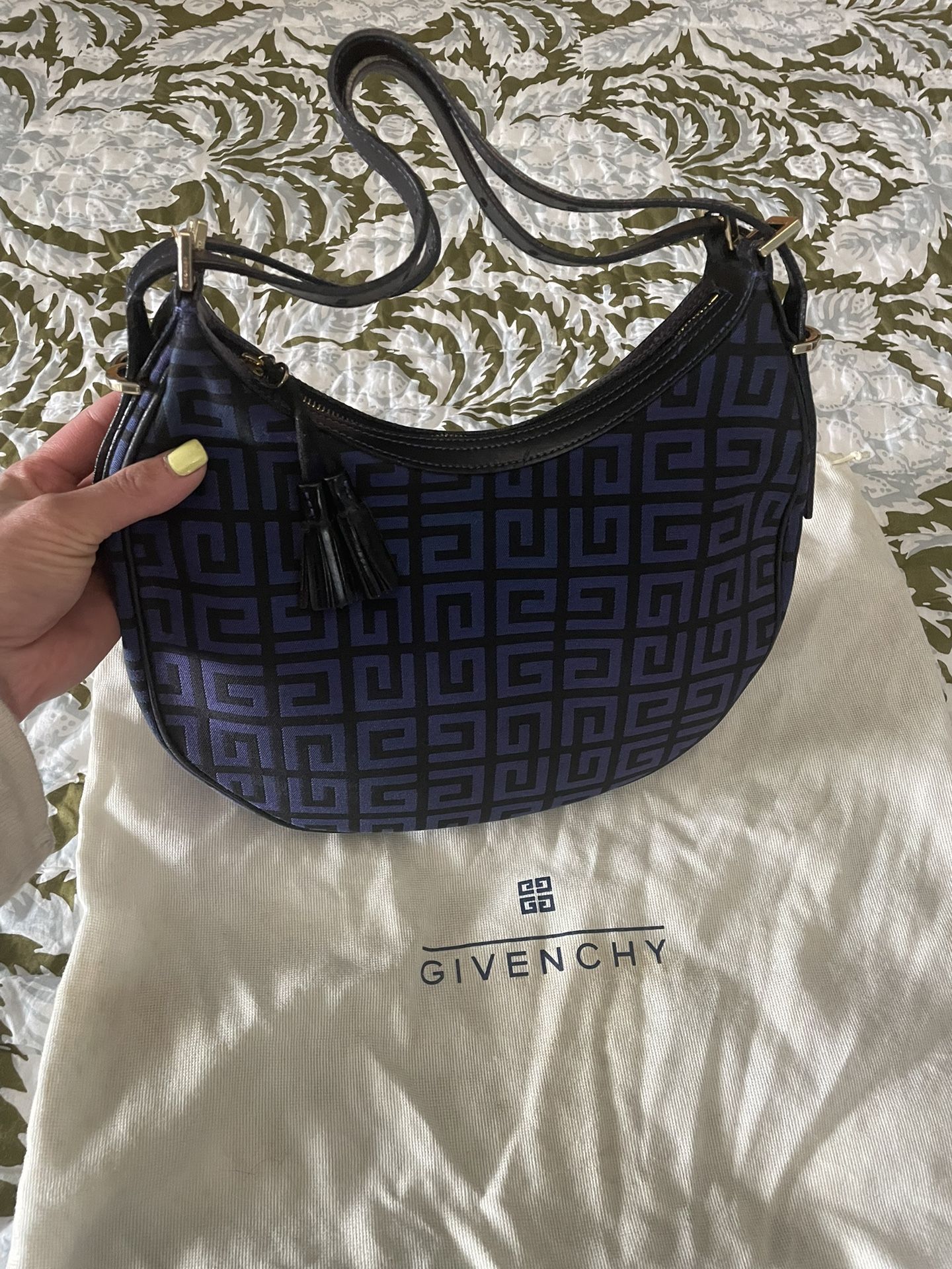 Vintage Authentic Givenchy Hobo Shoulder Bag