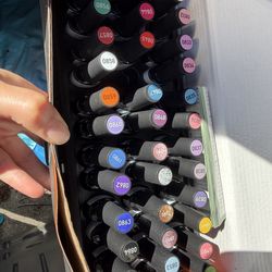 Gel nail polish. Box