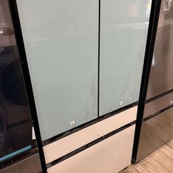 Samsung bespoke counter depth French door refrigerator with warranty