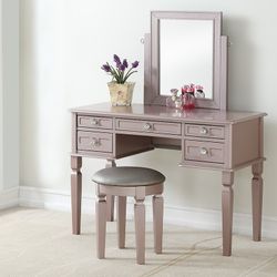 🔥🔥Brand New Rose Gold Vanity + Stool🔥🔥