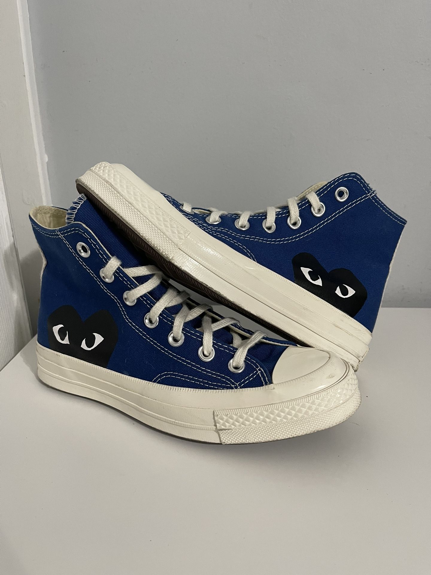 Converse X PLAY Womens Sz 7 Men’s Sz 5 Blue Comme De Garcons