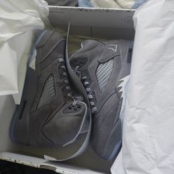 Jordan 5 Wolf Grey Size  9