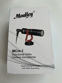 Monkey directional video camera microphone