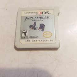 Nintendo 3DS  game Fire  Emblem  Awakening  Use no case