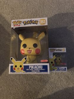 Funko pop exclusive Pokémon 10 inch and 4 inch pikachu brand new