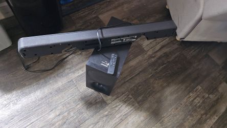 Sony sound bar and subwoofer