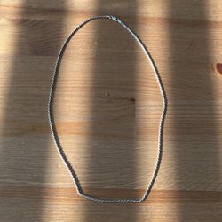 Silver Rope Chain 2 mm