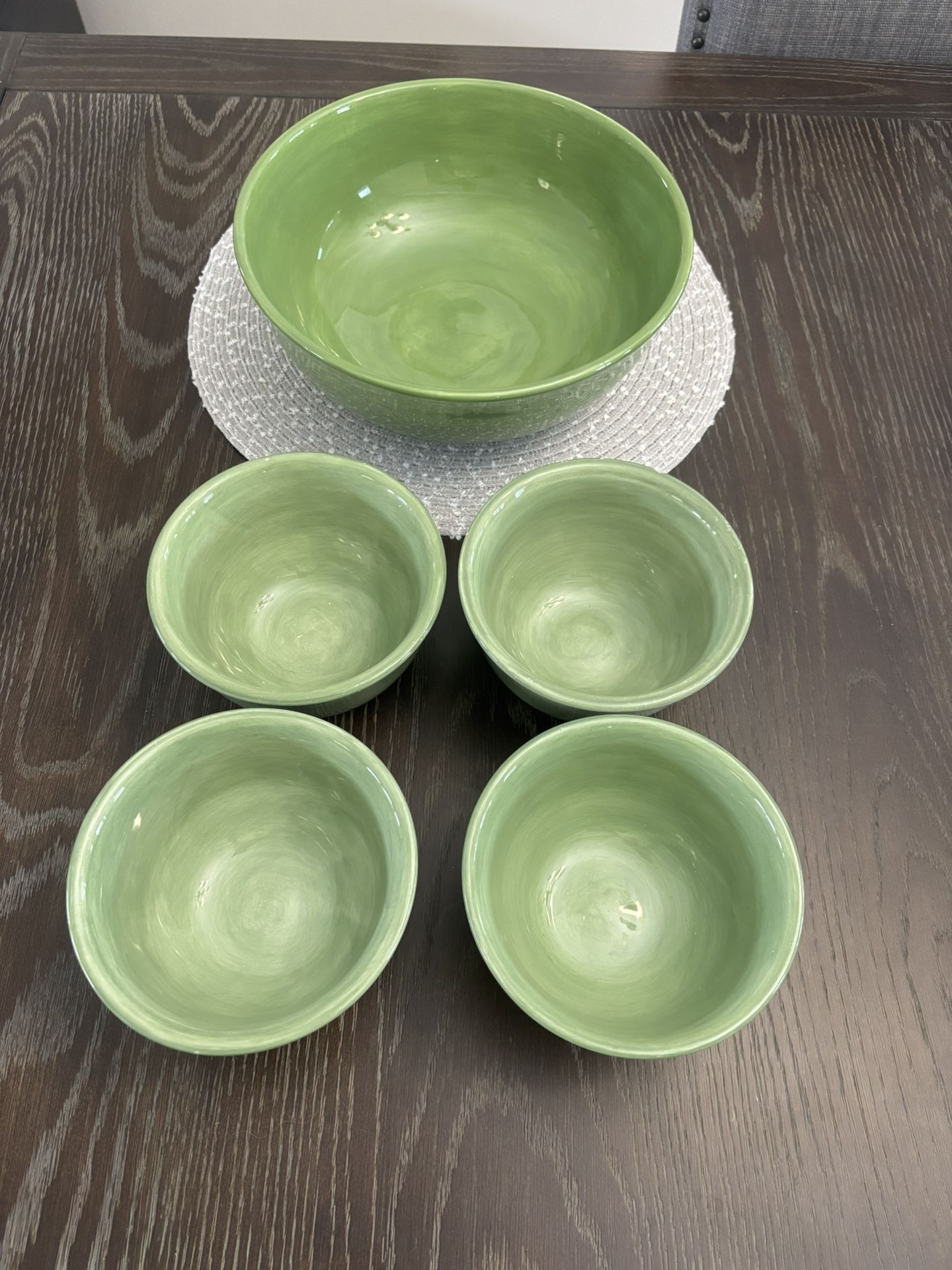 Vintage Sorbet And Salute Dining /Salad Set