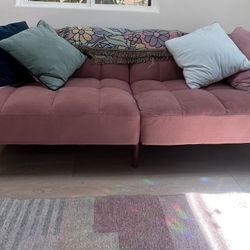  Pink futon 