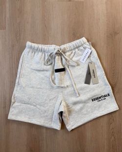 Light Oatmeal Fear of God Essentials Sweat Shorts