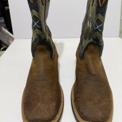 Twisted X 8D SQUARE TOE Western Work Boot 
