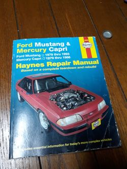 Mustang repair book