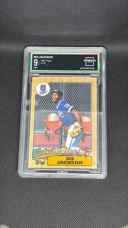 1987 TOPPS TIFFANY FUTURE STARS #170 BO JACKSON RC ROYALS ARENA 9