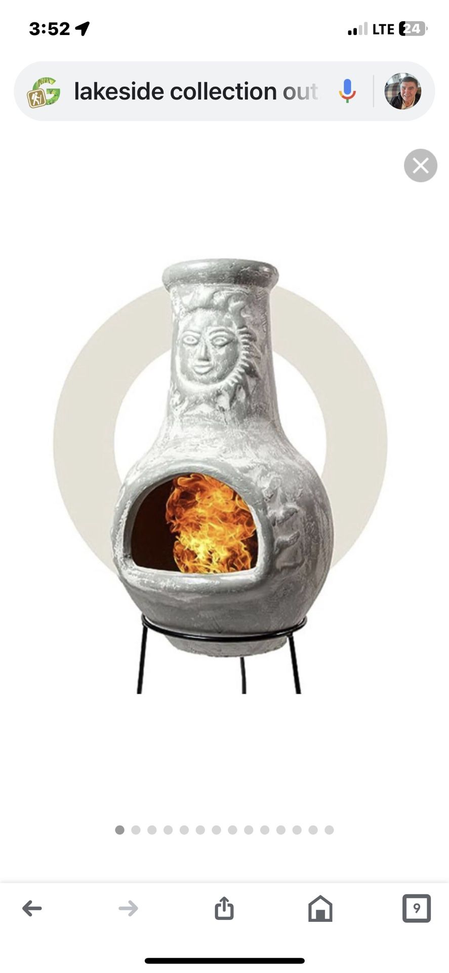 New Ltd Outdoor Clay Chimneaus Heater Fire Pit