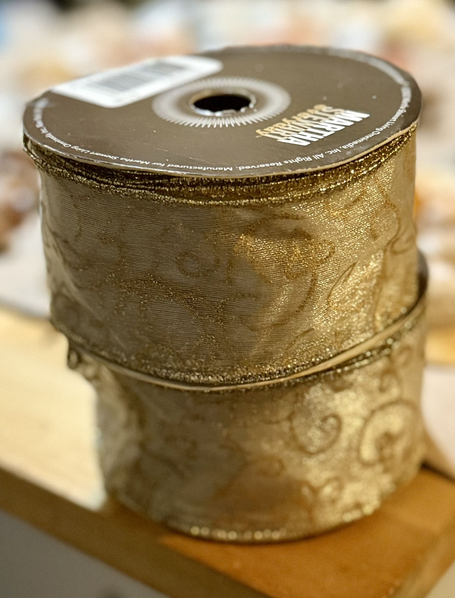 Golden Luster Ribbon. (2)