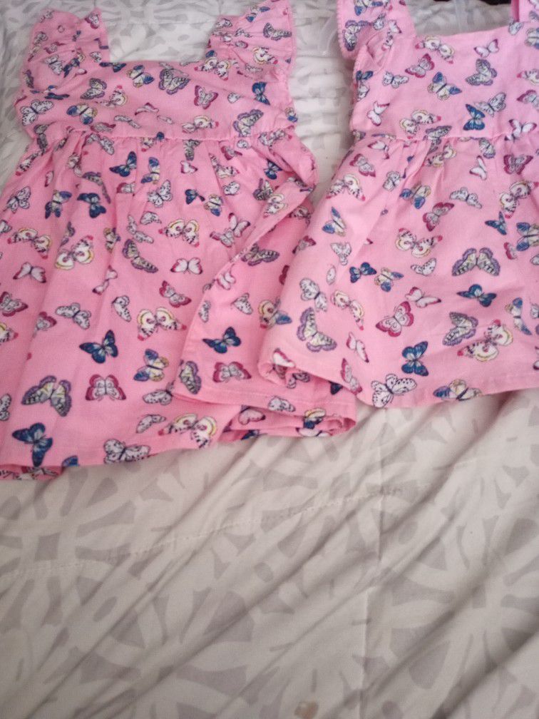 Size 3 Toddler And 18 Month Pink Dresses New Only 18month Has Pantys