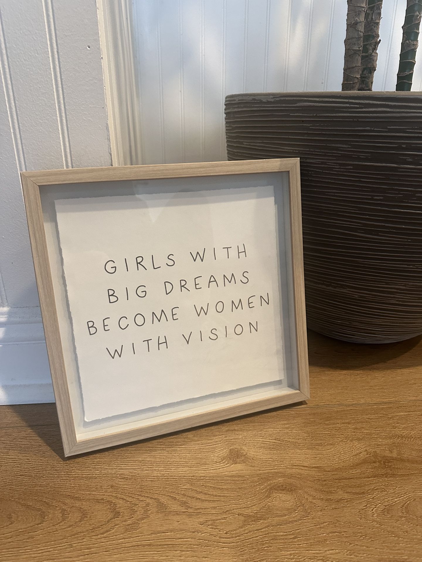 Framed Inspirational Quote