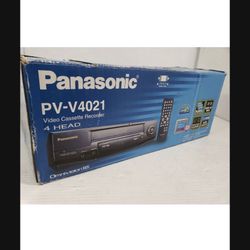 NEW Panasonic PV-V4021 VCR VHS Player 4 head HiFi Stereo ●●OPEN BOX●●NEVER USED●