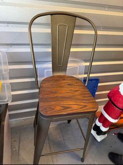 Farm house barstools.  Set of 2