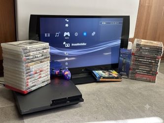 Ps3 & ps tv 3d monitor games bundle