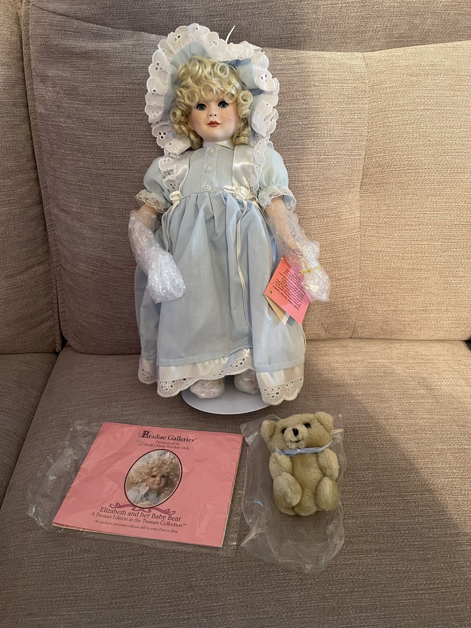 Doll Elizabeth And Her Baby Bear