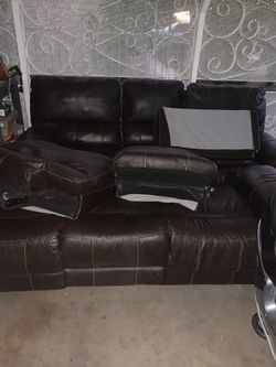Two Sofa Recliners Large Heavy