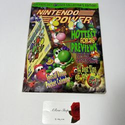 Nintendo Power Magazine Volume (#104) Yoshi’s Story With Poster
