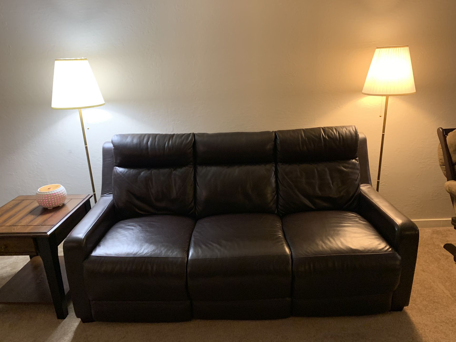 Pure Leather Recliner in very good condition