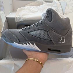 Jordan 5 Wolf Grey Size 10.5