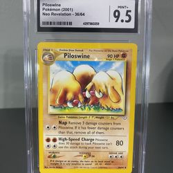 Pokemon Piloswine Unlimited Neo Revelation 