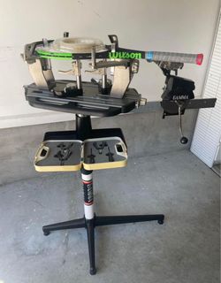 Gamma Professional Tennis Racquet Stringing Machine: Standing Racket String Machine, Tools and Accessories