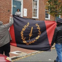 Black American Flag  3x5 Ft