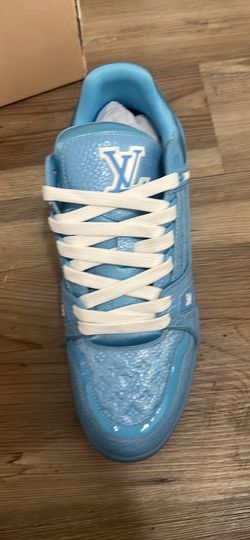 Blue Louis Vuitton sneakers