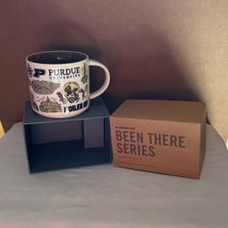 NEW 14 oz Starbucks Purdue Been There Campus Collection