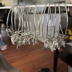 Silver Charm Bracelets 