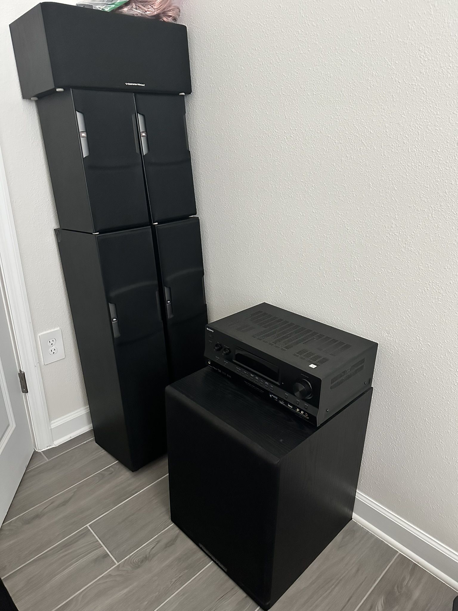 Powerful full sound system for home theater or music
